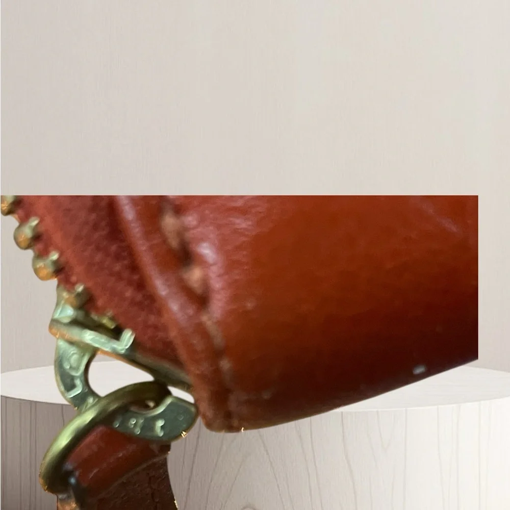 Coach orange Leather Zip Wallet - Picture 8 of 9